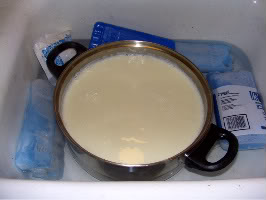 Rapidly Cooling Milk